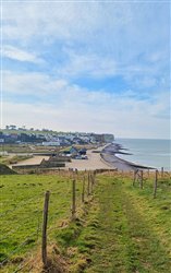 Vue du chemin de randonnée - Saint-Aubin-sur-Mer